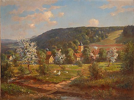 Hans Greinke : Frühling in Thüringen