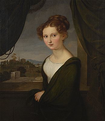 Carl Wilhelm Ludwig Tischbein : Bildnis Maria Magdalena Soemmerring, geb. Wenzel