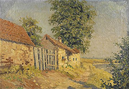 Ludwig von Andok : Sonnige Landschaft