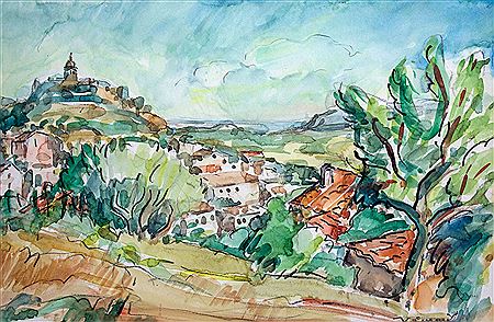 Venance Curnier : French country landscape