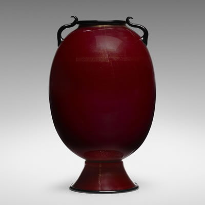 Fratelli Toso : Monumental Incamiciato vase