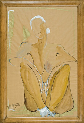 Joanna Sarapata-Jakimowicz : Nude with white hair