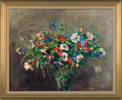 Czeslaw Zawadzinski : BOUQUET OF FLOWERS