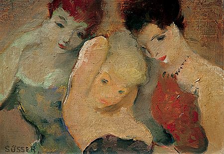 Frantisek Vaclav Susser : Three girls