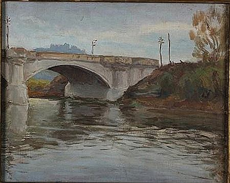 Angelo Rossi : Bridge over the Tiber