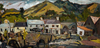 Kitty Wilmer O'Brien : Leenane Village, Co. Galway