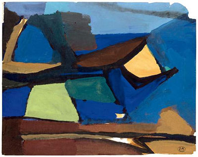 Jacques Nestle : Composition bleue