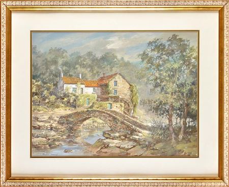 Ronald Lambert Moore : 'THE OLD MILL, JESMOND DENE, NEWCASTLE'