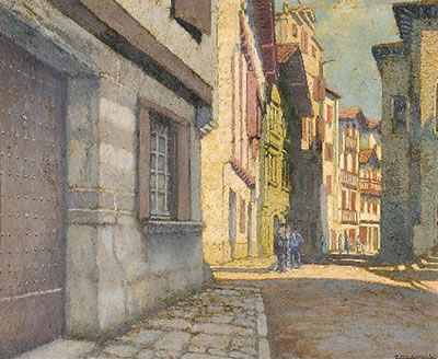 Pierre Labrouche : Ciboure, La rue Pocalette