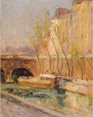 Elmer Vagh Weinmann : Quai Malaquais, Paris