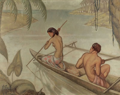 Fernand Majorel : Tahitiens