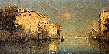 Alphonse Lecoz : Venise, le soir