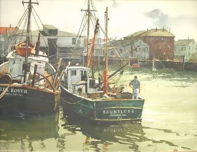 James Ross : Harbor Scene