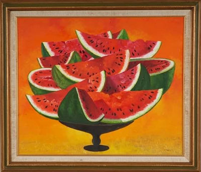 John Oliver Sharp : Watermelons in Compote