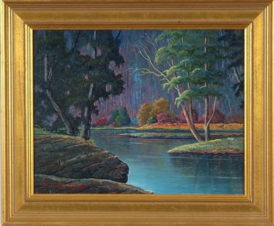 Vernon Wood : River Landscape