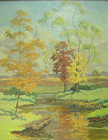 Vernon Wood : Autumn landscape