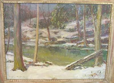 William Francis Taylor : Winter Scene