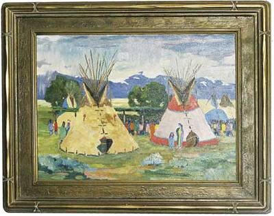 Tom Waugh : Sioux encampment