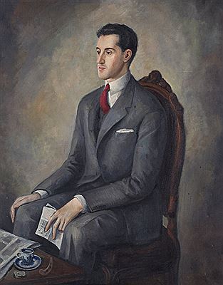 Pedro Bueno Villarejo : Retrato de Luis Escobar