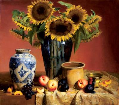 Joan Alex Potter : Giant Sunflowers