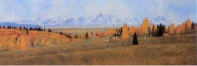 Douglas Ricks : Teton Range from Shadow Mountain