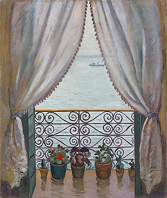 Gustave Lino : Balcon Mauresque, Sidi Bou Saïd (Tunisie)