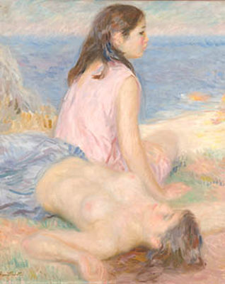 Ramon Pichot : Chicas en la playa