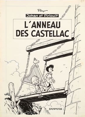 Pierre Culliford Peyo : JOHAN ET PIRLOUIT L'ANNEAU DES CASTELLAC