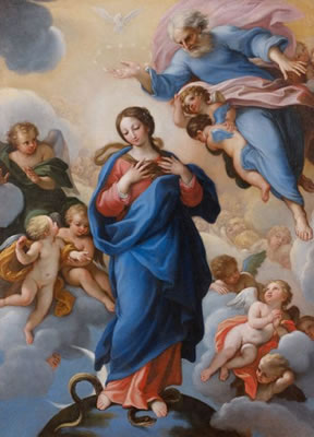 Giuseppe Bartolomeo Chiari : La Vierge Immaculée