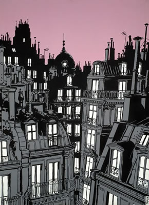 Jacques Tardi : LES TOITS DE PARIS