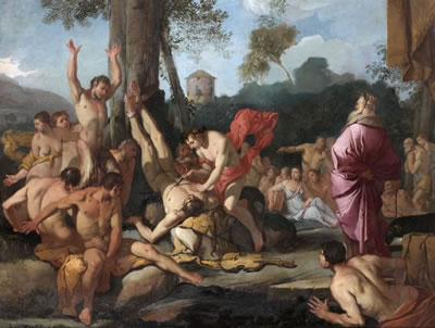 Giulio Carpioni : Le supplice de Marsyas