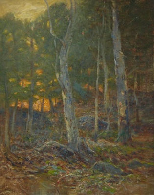 John Semon : An autumnal forest scene