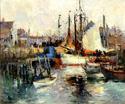 Harry Aiken Vincent : Gloucester Docks