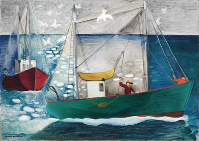 Jason Schoener : Monhegan Fishing Boats