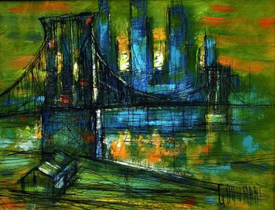 Gerard Gouvrant : Le pont de Brooklyn