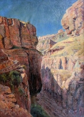 Henri Paillard : Les gorges du Dadès au Maroc, 1893