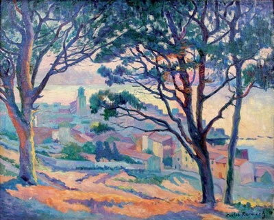 Carlos Reymond : Saint-Tropez vu à travers les arbres