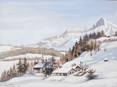 Jean Dorville : Paysages de Megève, 1938