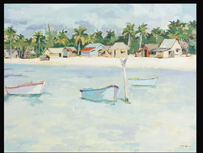 Jean Masson : 'View of the Cabana's'