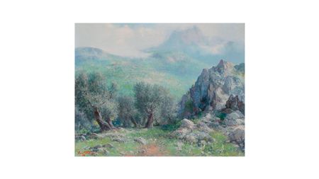 Jose Ventosa Domenech : PAISAJE DE FORNALUTX. SÓLLER. MALLORCA