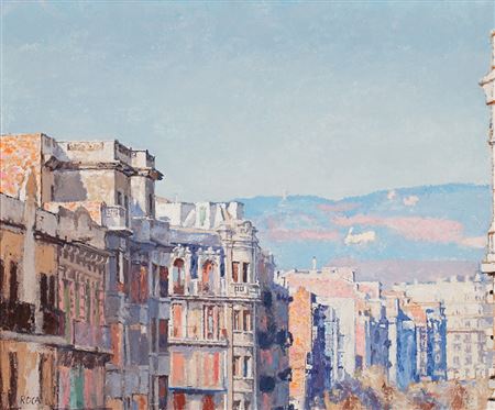 Jose Roca Sastre : Vista Ciudad de Barcelona