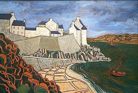 Jacques Cortellari : Le port du Conquet, Bretagne