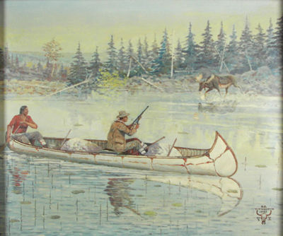 Benjamin Dewey Tittsworth : Moose Hunters, 1962