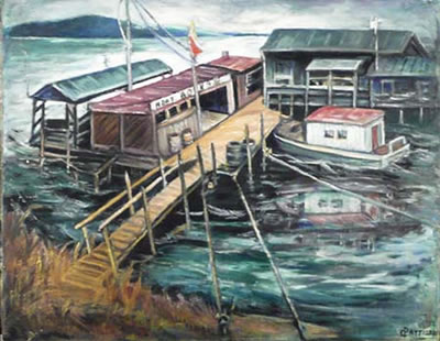 Carrie Pattison : 'Boat Docks'