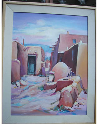 Betty Carlson : Entrance to the Taos Pueblo