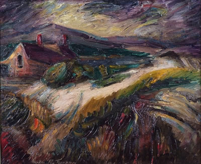 Francis Roy Thompson : House on the Hill