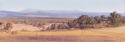 John Leo Borrack : Australian Landscape Panorama II