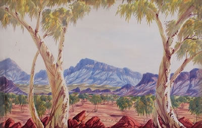 Gabriel Namatjira : Central Australian Landscape