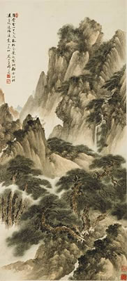 Dakui Qi : Waterfall Landscape