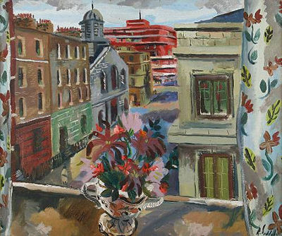 Rowland Suddaby : View from the window, Fitzroy Street